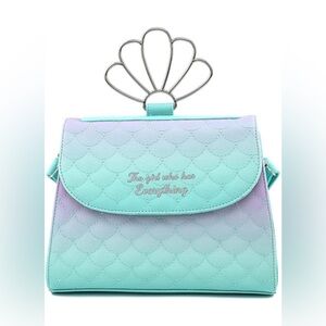 Loungefly Disney Ariel Little Mermaid Shell Handle Crossbody